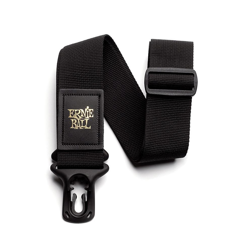 Ernie Ball EB-4056 Poly-Lock-Strap hihna, musta Ernie Ball EB-4056 Poly-Lock-Strap hihna, musta