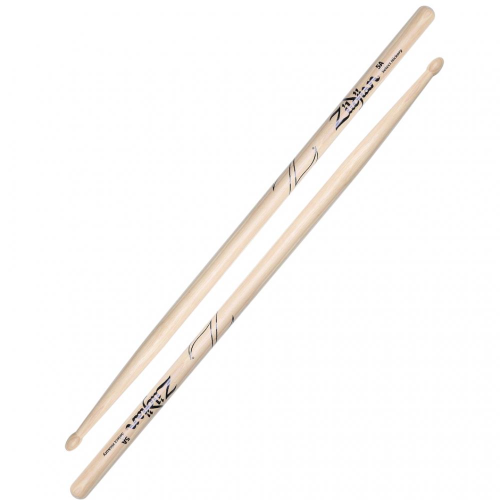 Zildjian 5A Hickory Wood Tip rumpukapulat Zildjian 5A Hickory Wood Tip rumpukapulat