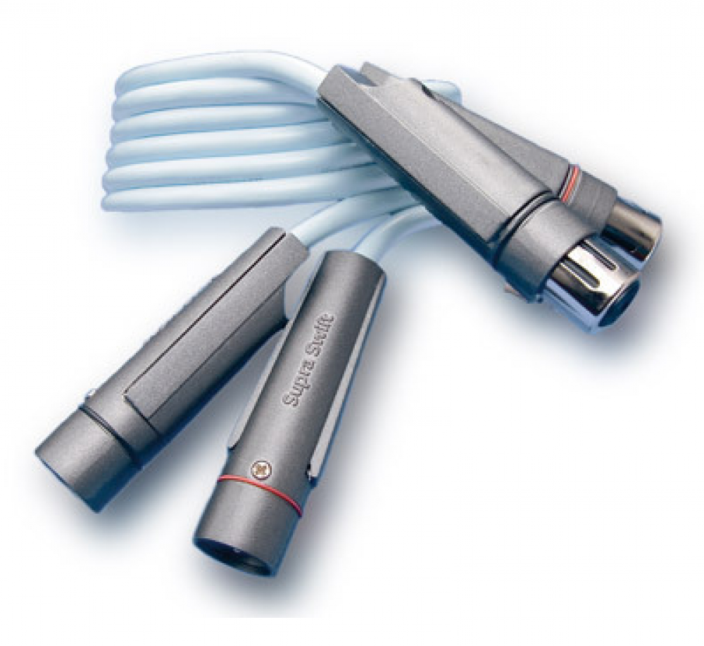 Supra DAC-XLR analoginen XLR-kaapelipari, 0,5m sininen