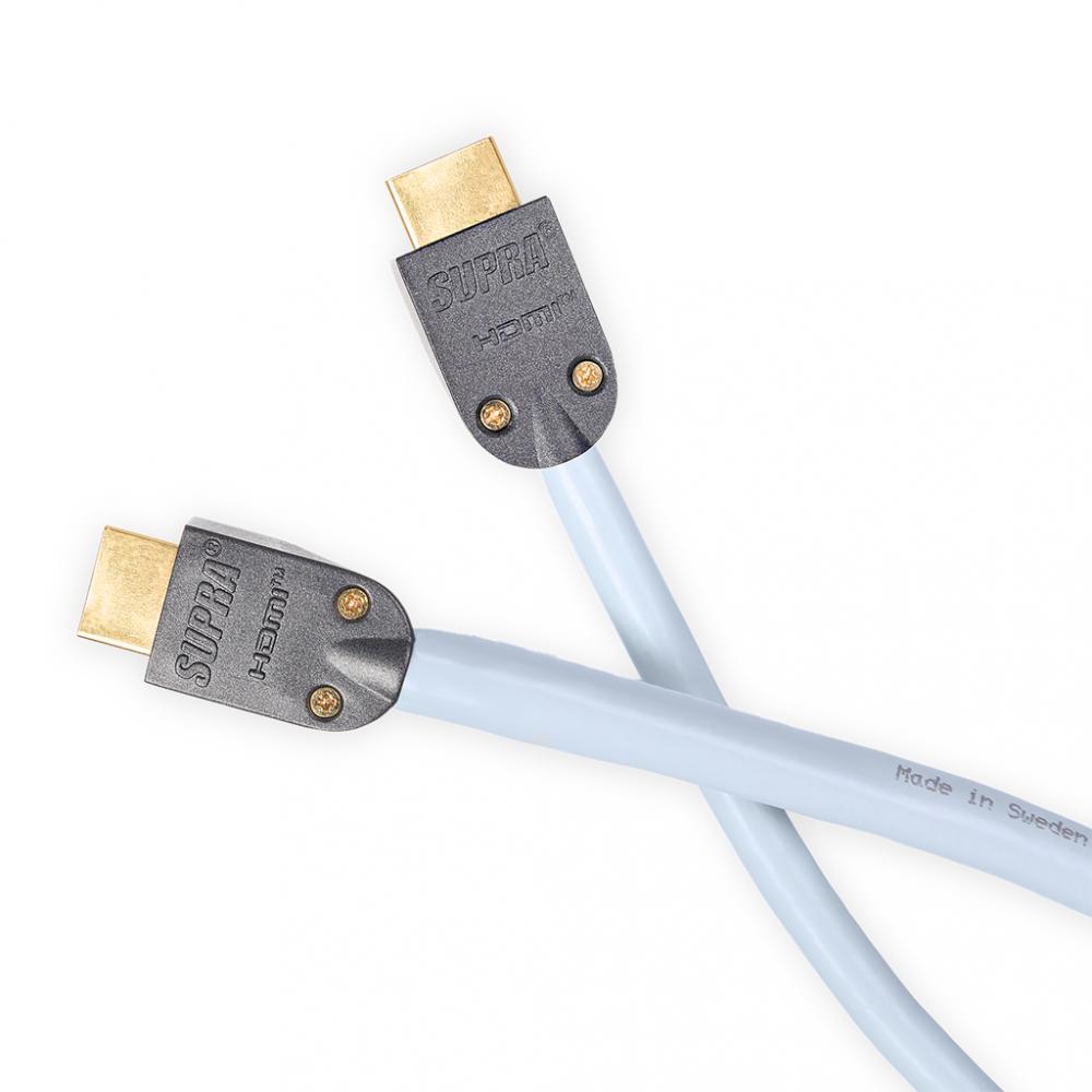 Supra UHD 8K HDMI 2.1 -kaapeli, 0.5m Supra UHD 8K HDMI 2.1 -kaapeli, 0.5m