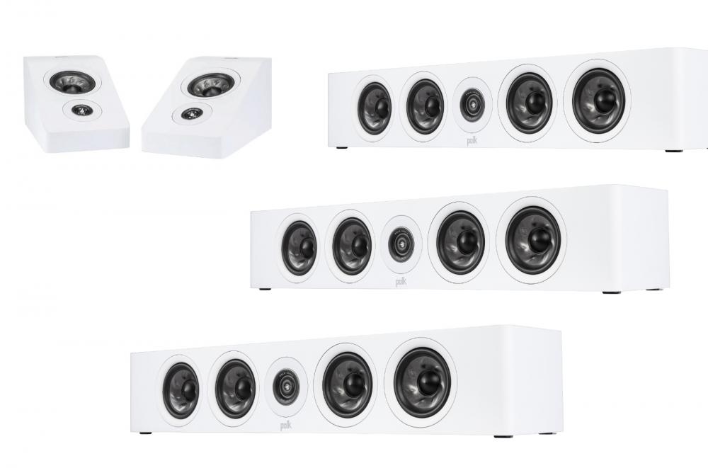 Polk Audio Reserve 5.0-kaiutinsarja, valkoinen Polk Audio Reserve 5.0-kaiutinsarja, valkoinen