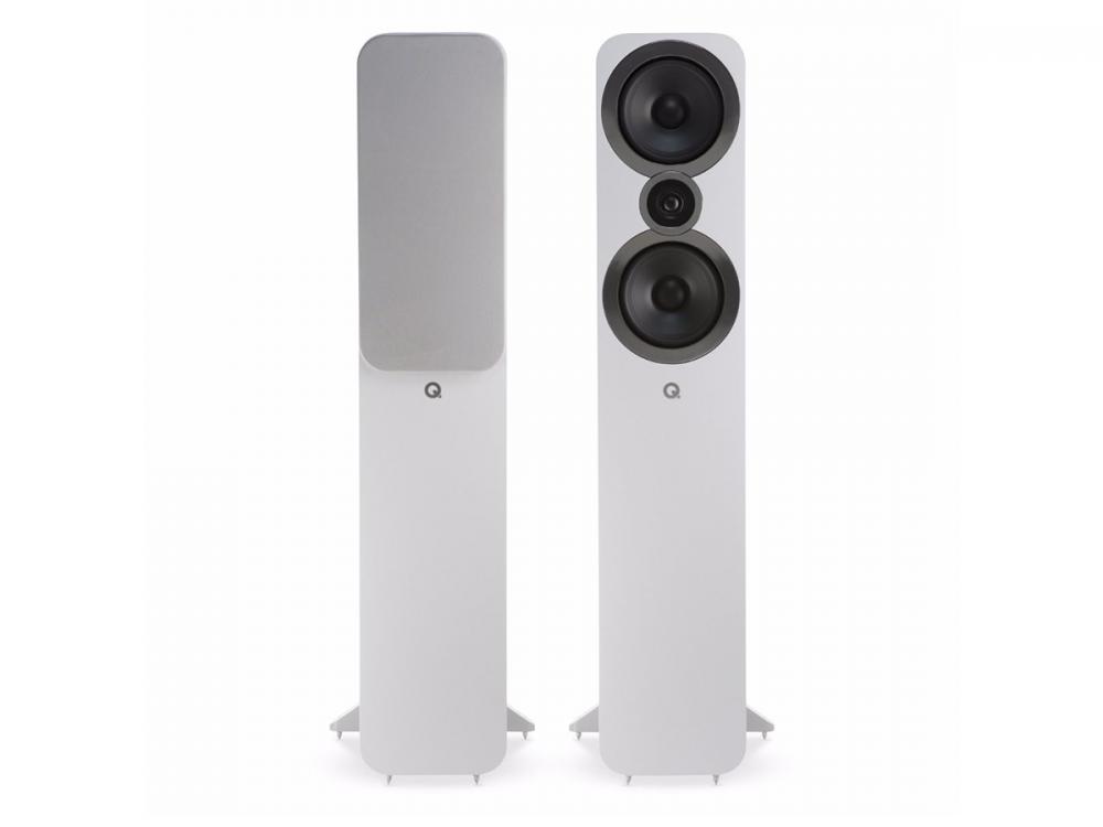 Demo Q Acoustics Q3050i lattiakaiutin, valkoinen