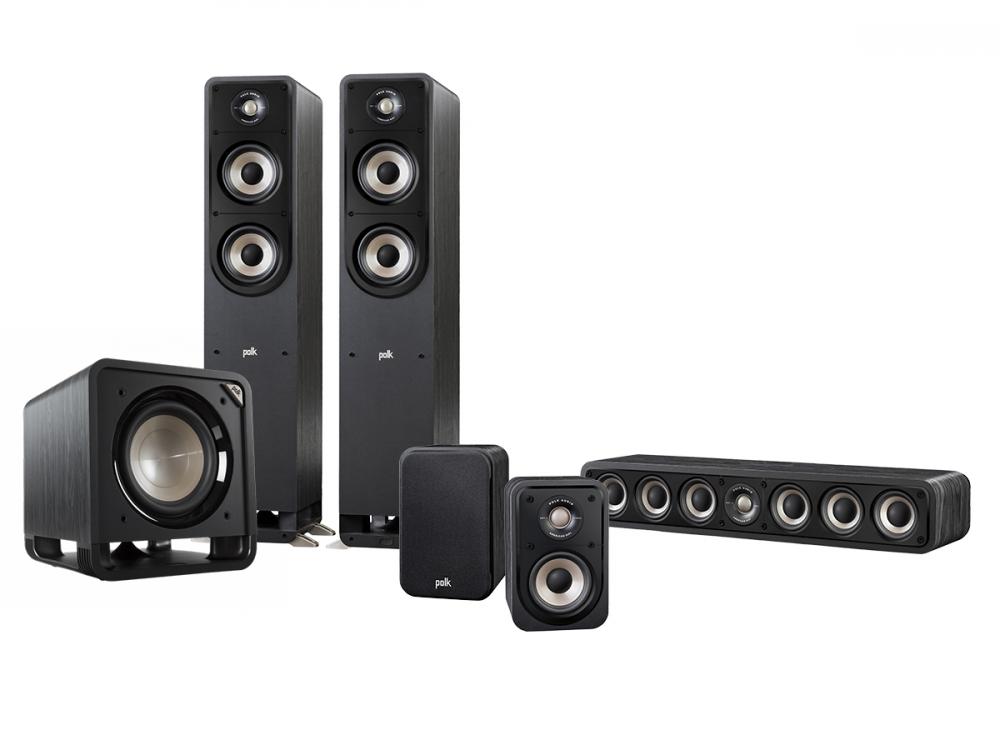 Polk Audio Signature Elite 5.1 kaiutinsarja, musta Polk Audio Signature Elite 5.1 kaiutinsarja, musta