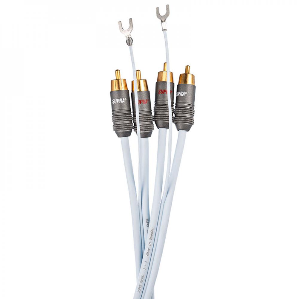 Supra Phono RCA-kaapeli levysoittimelle, 1 m Supra Phono RCA-kaapeli levysoittimelle, 1 m