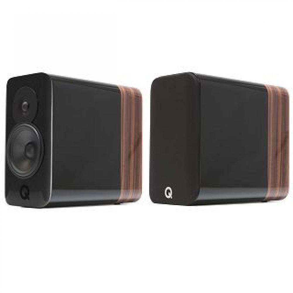 Q Acoustics Concept 300 jalustakaiutin, musta/puu