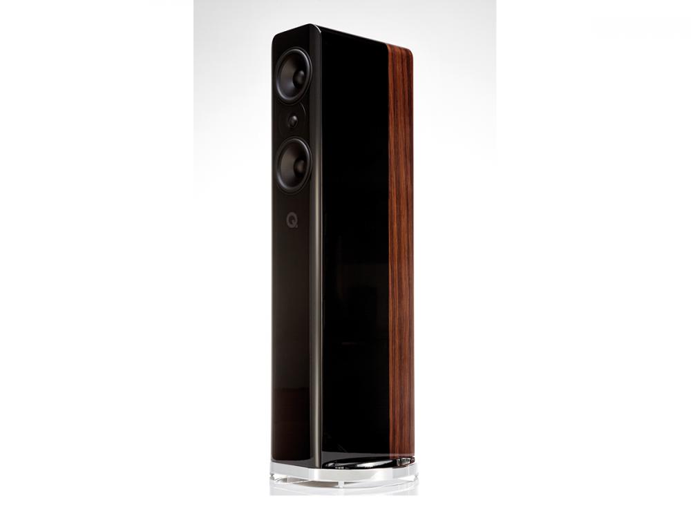 Q Acoustics Concept 500 lattiakaiutin, musta/puu