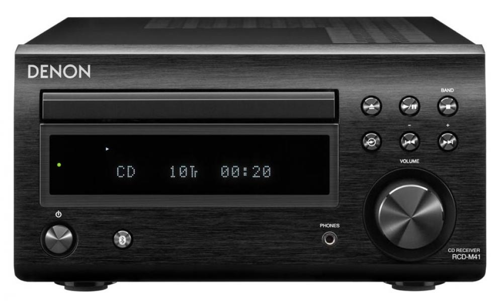 Denon RCD-M41 mikrosarja, musta Denon RCD-M41 mikrosarja, musta