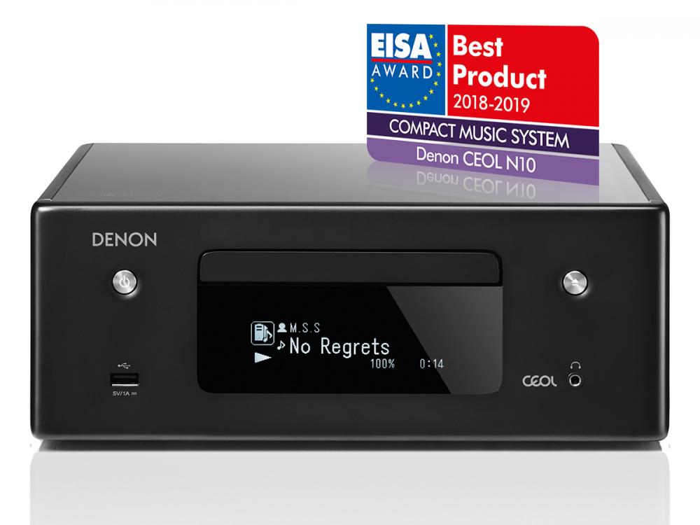 Denon CEOL RCD-N10 mikrosarja, musta Denon CEOL RCD-N10 mikrosarja, musta