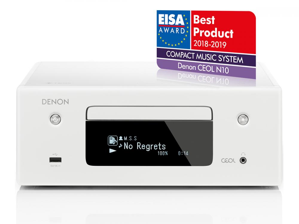 Denon CEOL RCD-N10 mikrosarja, valkoinen Denon CEOL RCD-N10 mikrosarja, valkoinen