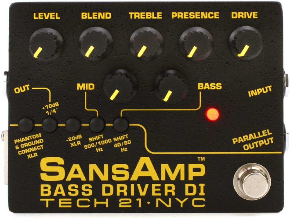 Tech 21 Sansamp Bass Driver DI V2 pedaali