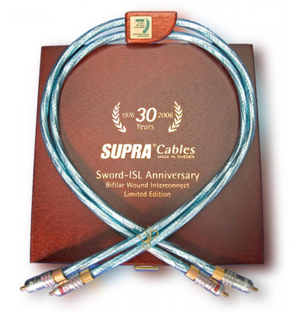 Supra Sword ISL RCA-kaapelit, 1 m Supra Sword ISL RCA-kaapelit, 1 m