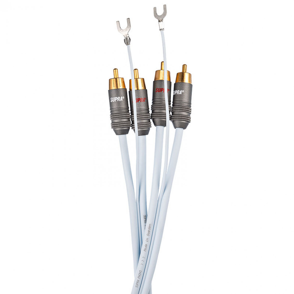 Supra Phono RCA-kaapeli levysoittimelle, 3 m