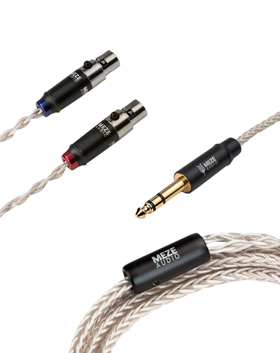 DEMO Meze Audio Empyrean and Elite Silver Plated PCUHD upgrade cable 6,3mm - 2,5m
