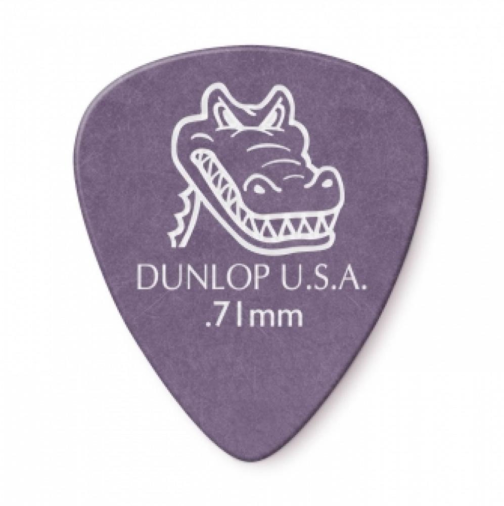 Dunlop GATOR GRIP 0.71mm plektra, 12 kpl