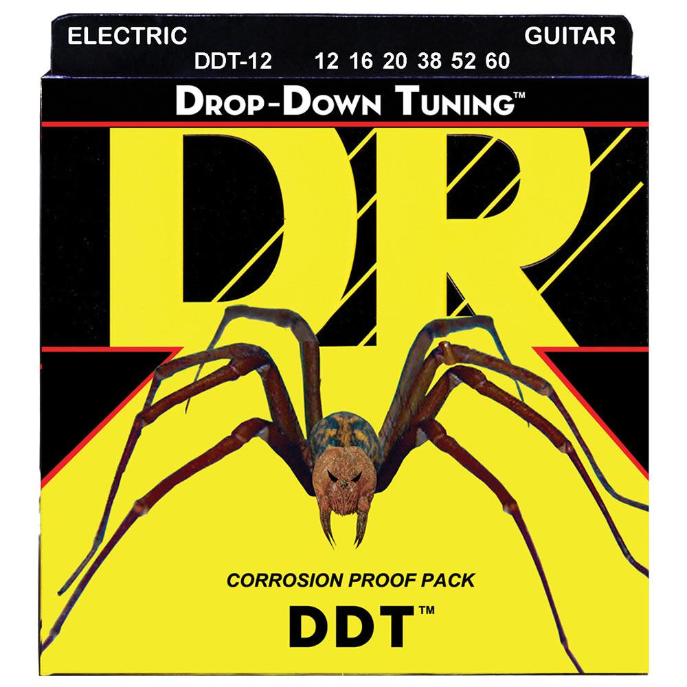 DR Strings Drop-Down Tuning DDT-12 sähkökitaran kielisarja, 12-60