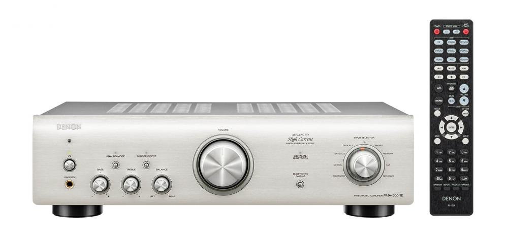Denon PMA-600NE integroitu stereovahvistin, hopea Denon PMA-600NE integroitu stereovahvistin, hopea