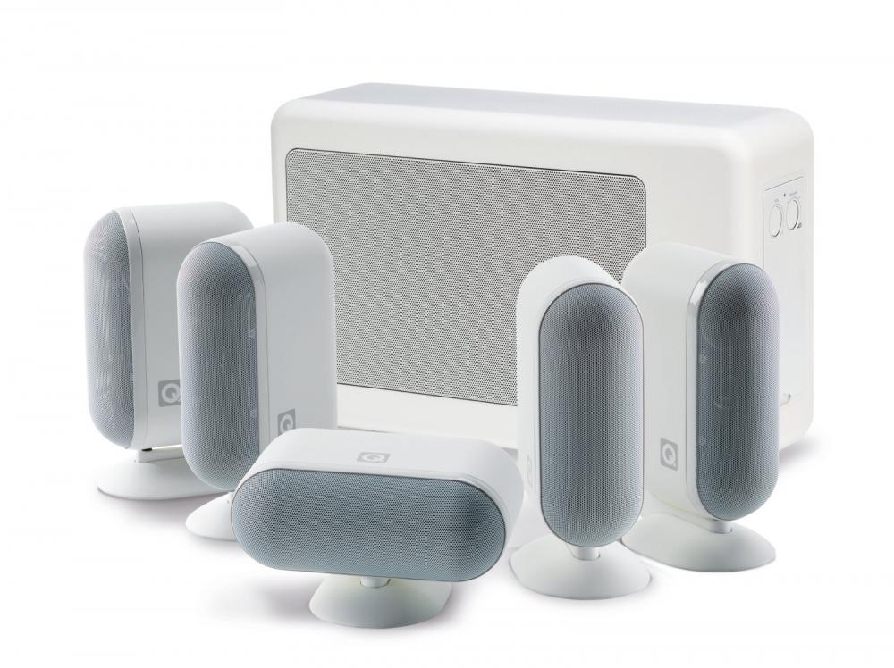 Q Acoustics Q7000i slim 5.1 kaiutinsarja, valkoinen Q Acoustics Q7000i slim 5.1 kaiutinsarja, valkoinen