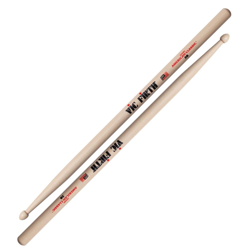 Vic Firth 2B American Classic® 2B Wood Tip rumpukapulat Vic Firth 2B American Classic® 2B Wood Tip rumpukapulat