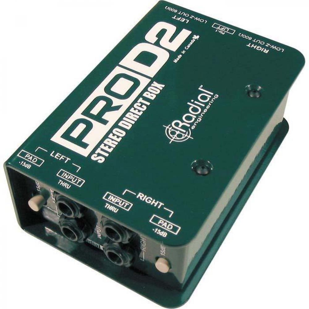 Radial ProD2 Stereo-DI-boxi Radial ProD2 Stereo-DI-boxi