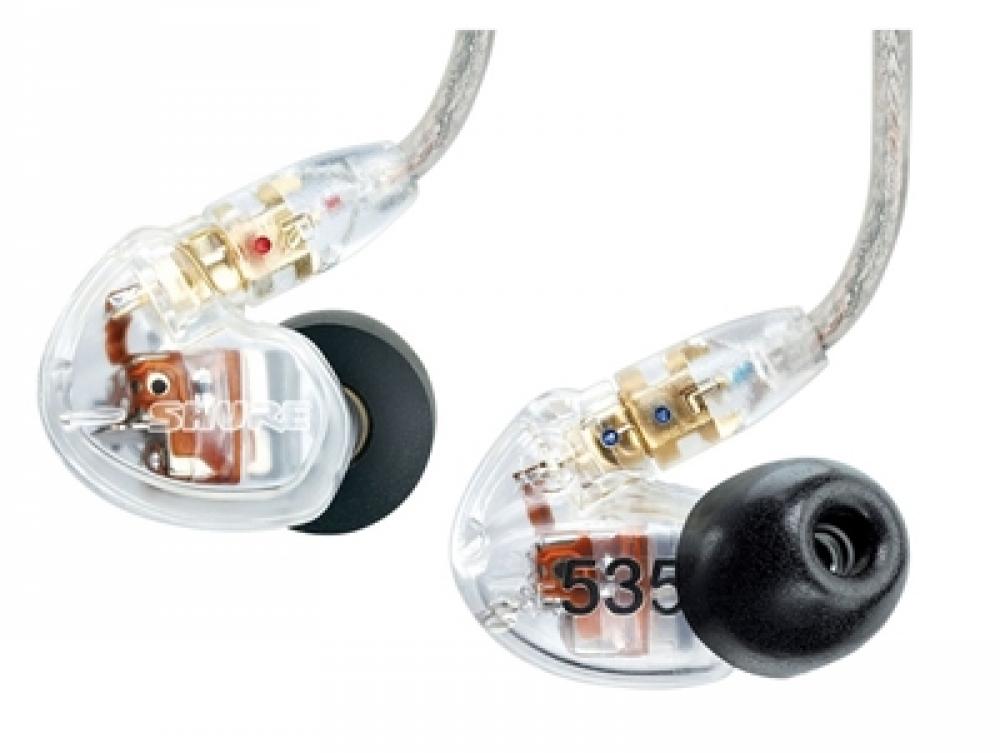 Shure SE535-CL -nappikuulokkeet, kirkas Shure SE535-CL -nappikuulokkeet, kirkas