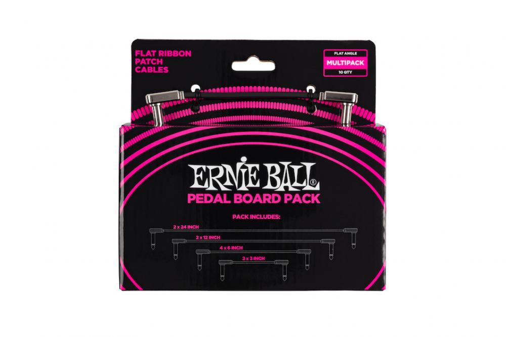 Ernie Ball EB-6224 Flat Ribbon Patch Cable kaapelisarja Ernie Ball EB-6224 Flat Ribbon Patch Cable kaapelisarja