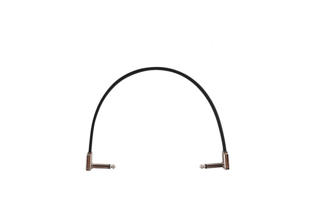 Ernie Ball EB-6227 Flat Ribbon Patch Cable 30cm kaapeli, musta Ernie Ball EB-6227 Flat Ribbon Patch Cable 30cm kaapeli, musta