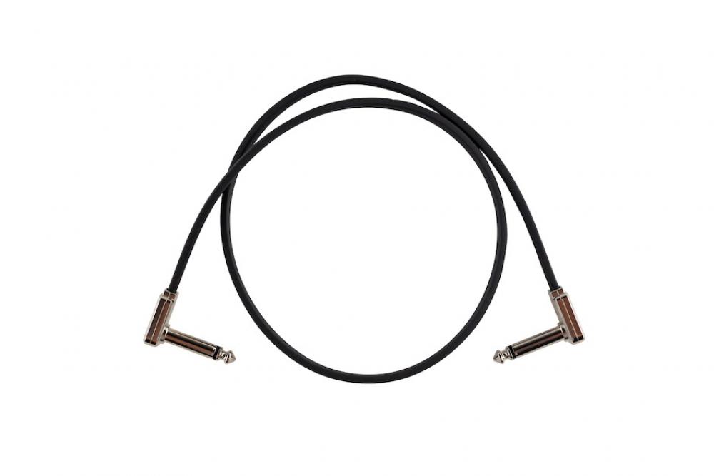 Ernie Ball EB-6228 Flat Ribbon Patch Cable 70cm kaapeli, musta
