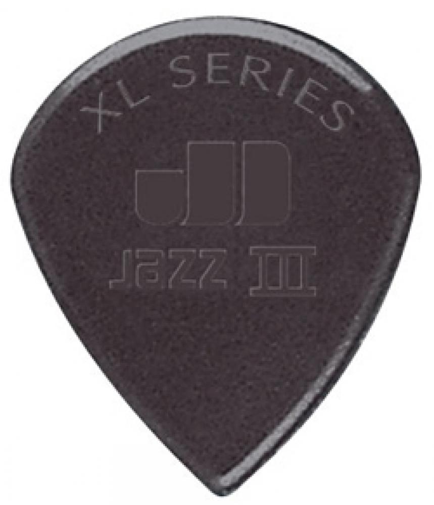 Dunlop JAZZ III XL plektra, musta, 6 kpl 