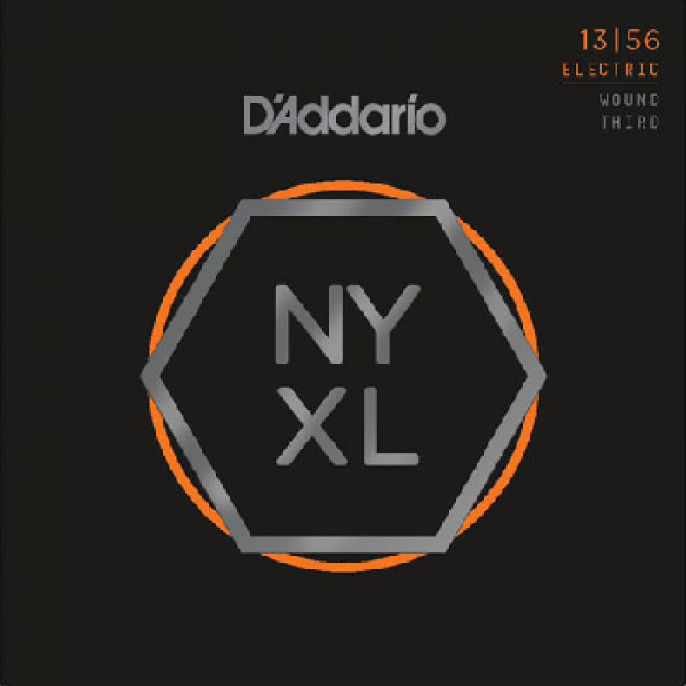 D'Addario NYXL1356W kielisetti 013-056 sähkökitaralle