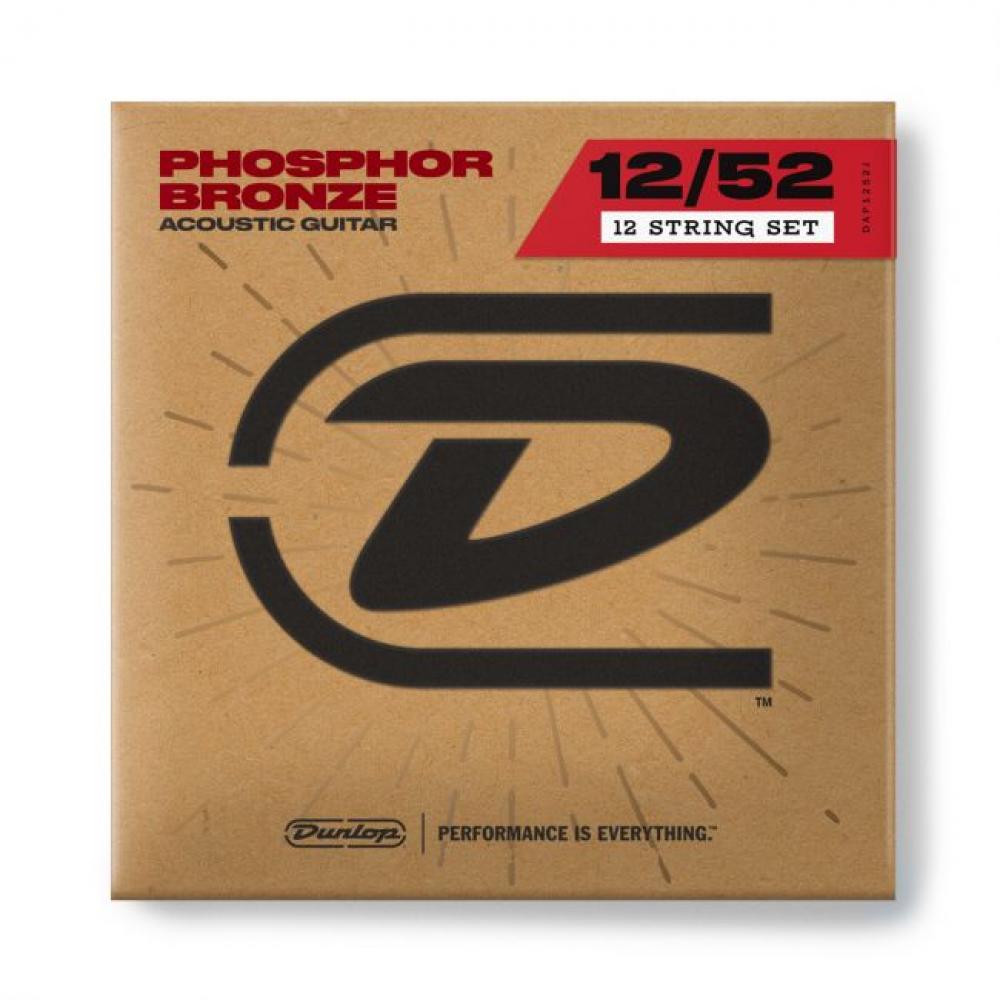 DUNLOP 012-052 12-kielisen akustisen kitaran kielet