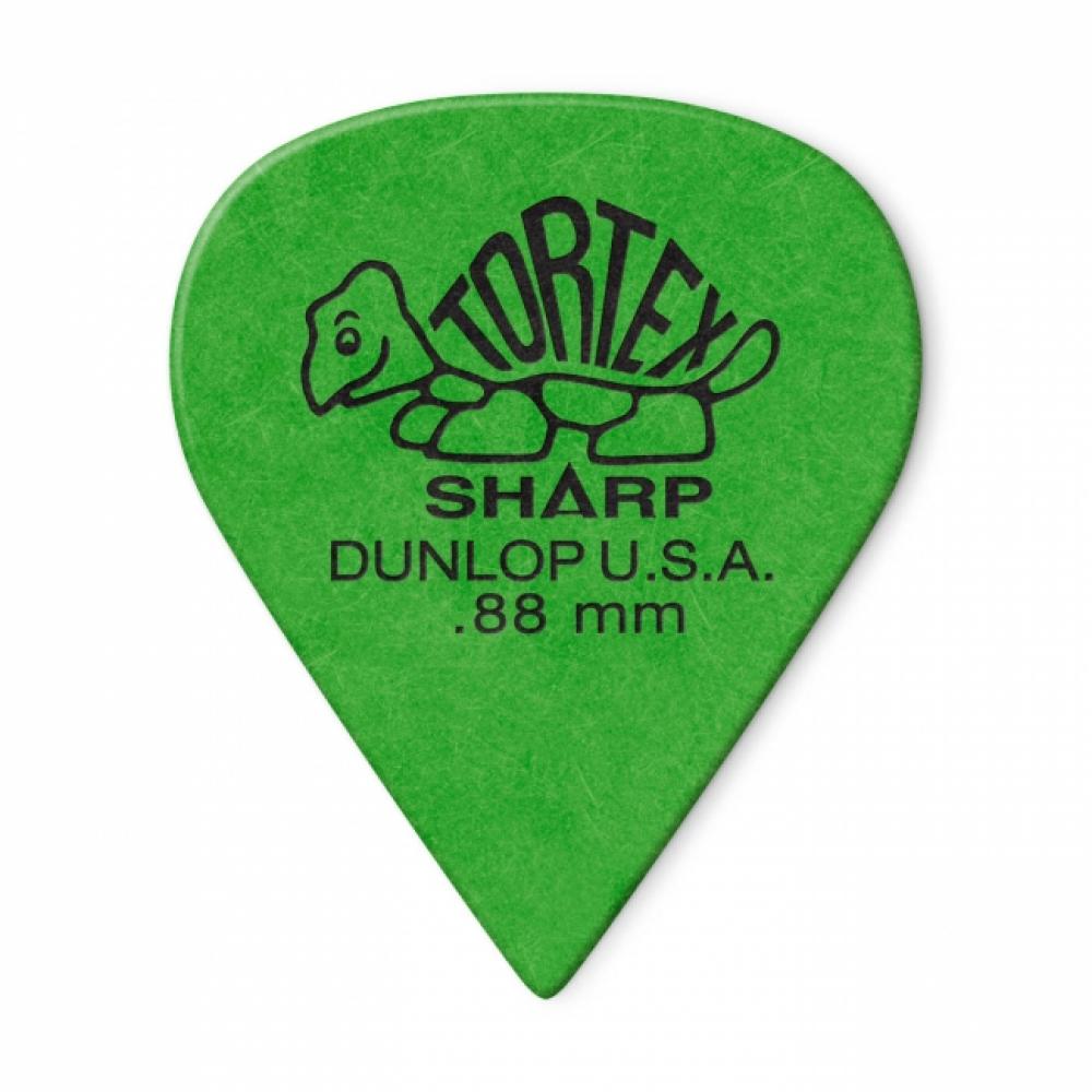 Dunlop Tortex Sharp plektra, 0.88 mm