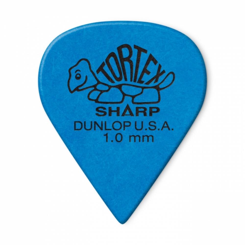 Dunlop Tortex Sharp plektra, 1.0 mm Dunlop Tortex Sharp plektra, 1.0 mm
