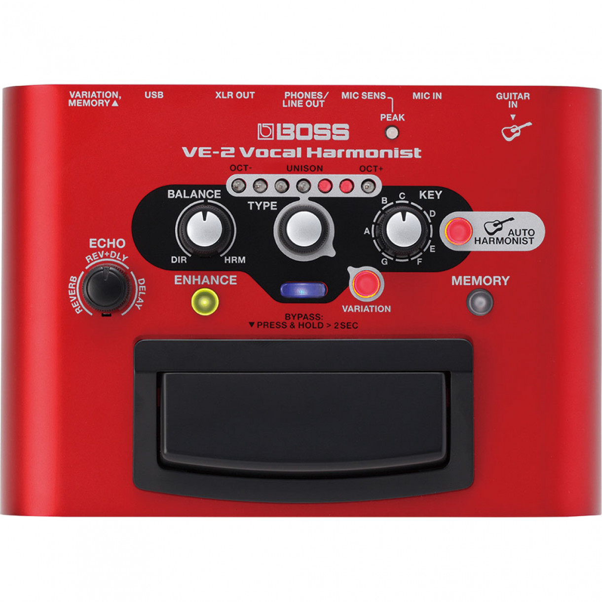 Boss VE-2 Vocal Harmonist pedaali Boss VE-2 Vocal Harmonist pedaali