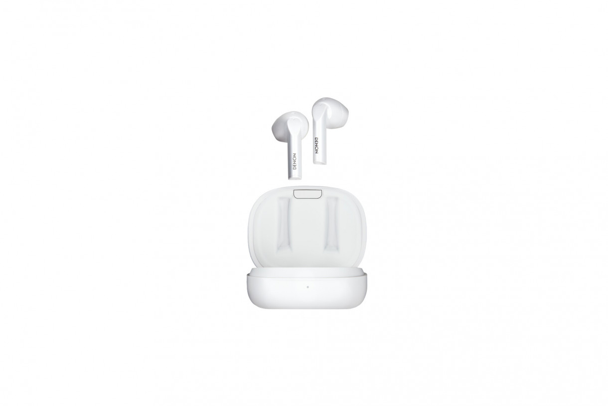 Denon AH-C500W langattomat nappikuulokkeet, valkoinen