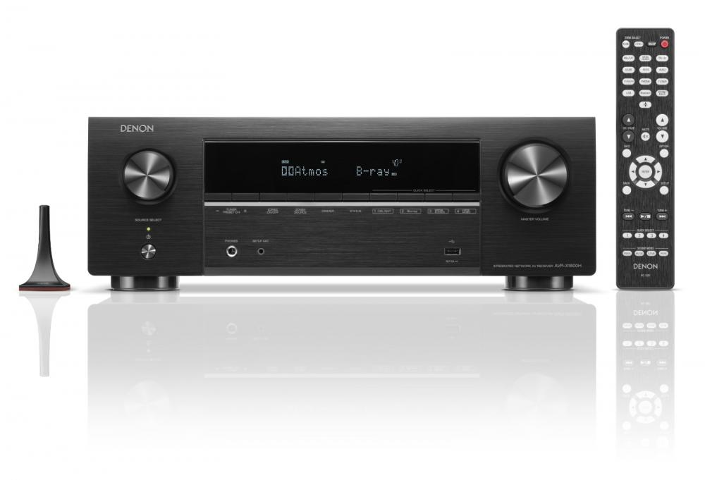 Denon AVR-X1800H 7.2 HEOS 8K AV-viritinvahvistin Denon AVR-X1800H 7.2 HEOS 8K AV-viritinvahvistin