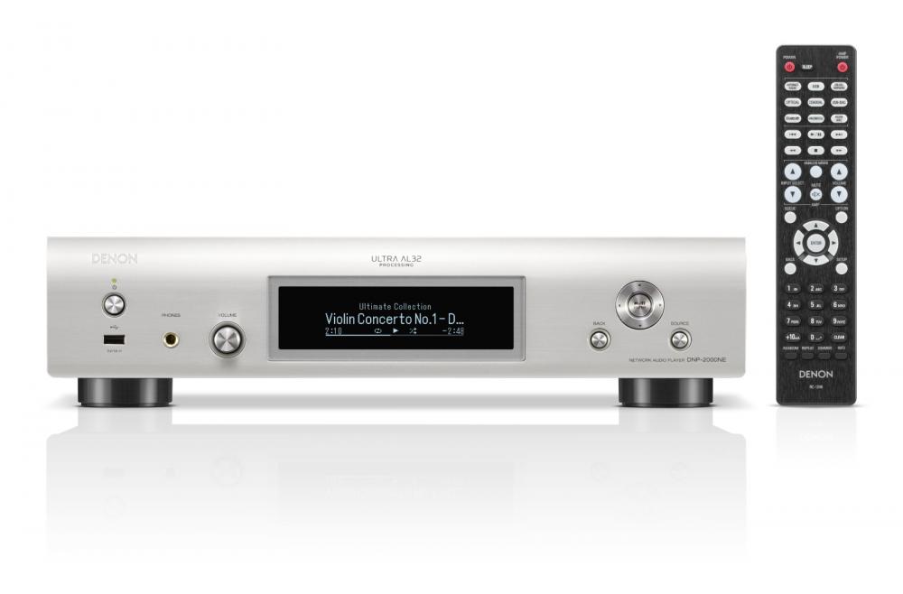 Denon DNP-2000NE verkkosoitin / DAC, hopea Denon DNP-2000NE verkkosoitin / DAC, hopea
