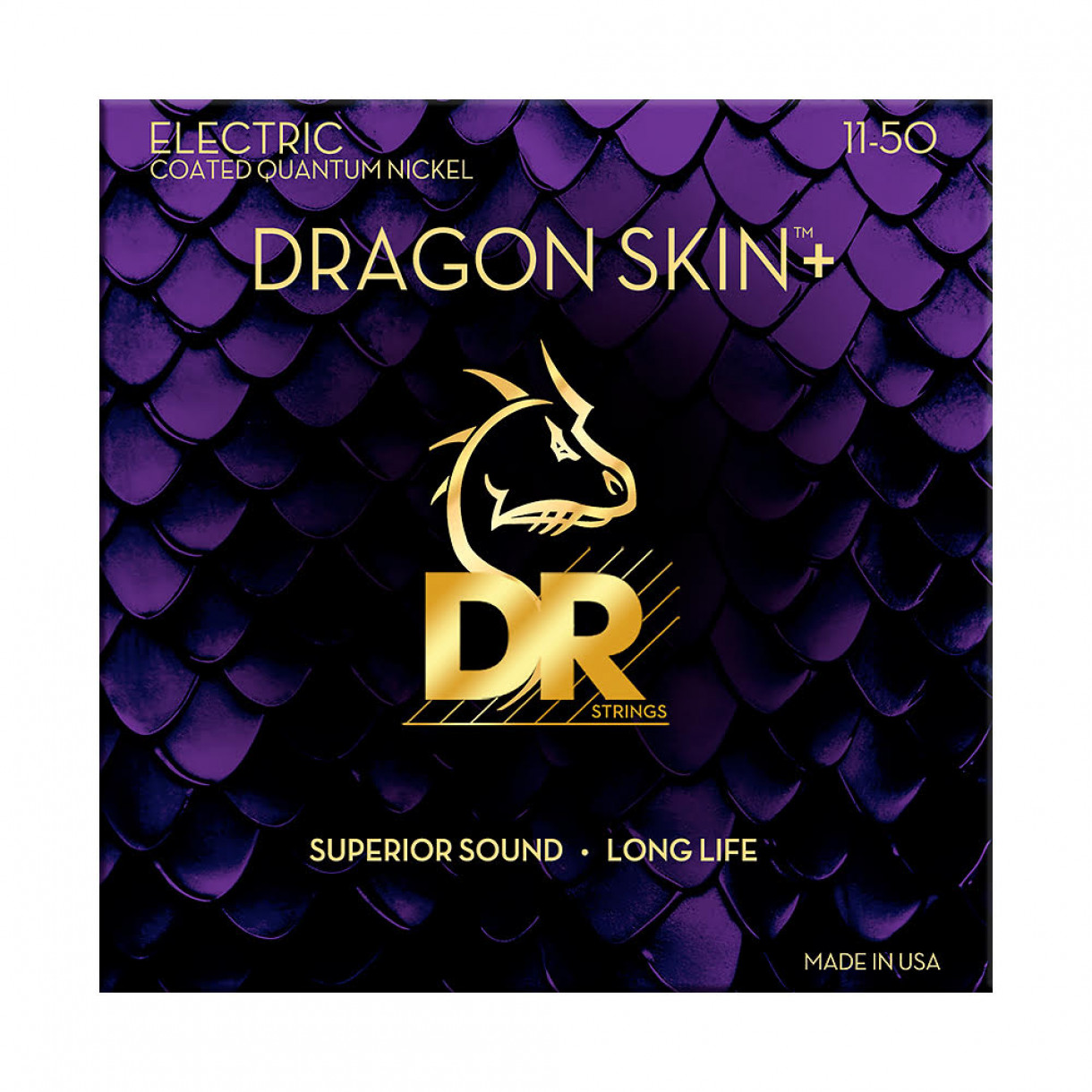 DR Strings Dragon Skin+ DEQ-11 (11-50) Sähkökitaran kielisetti