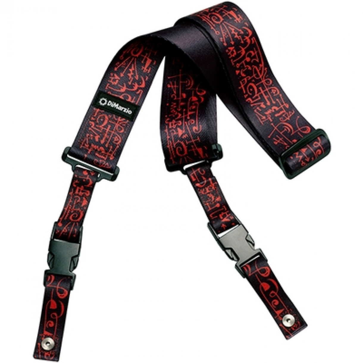 DiMarzio Cliplock Steve Vai Art Black Verse kitarahihna
