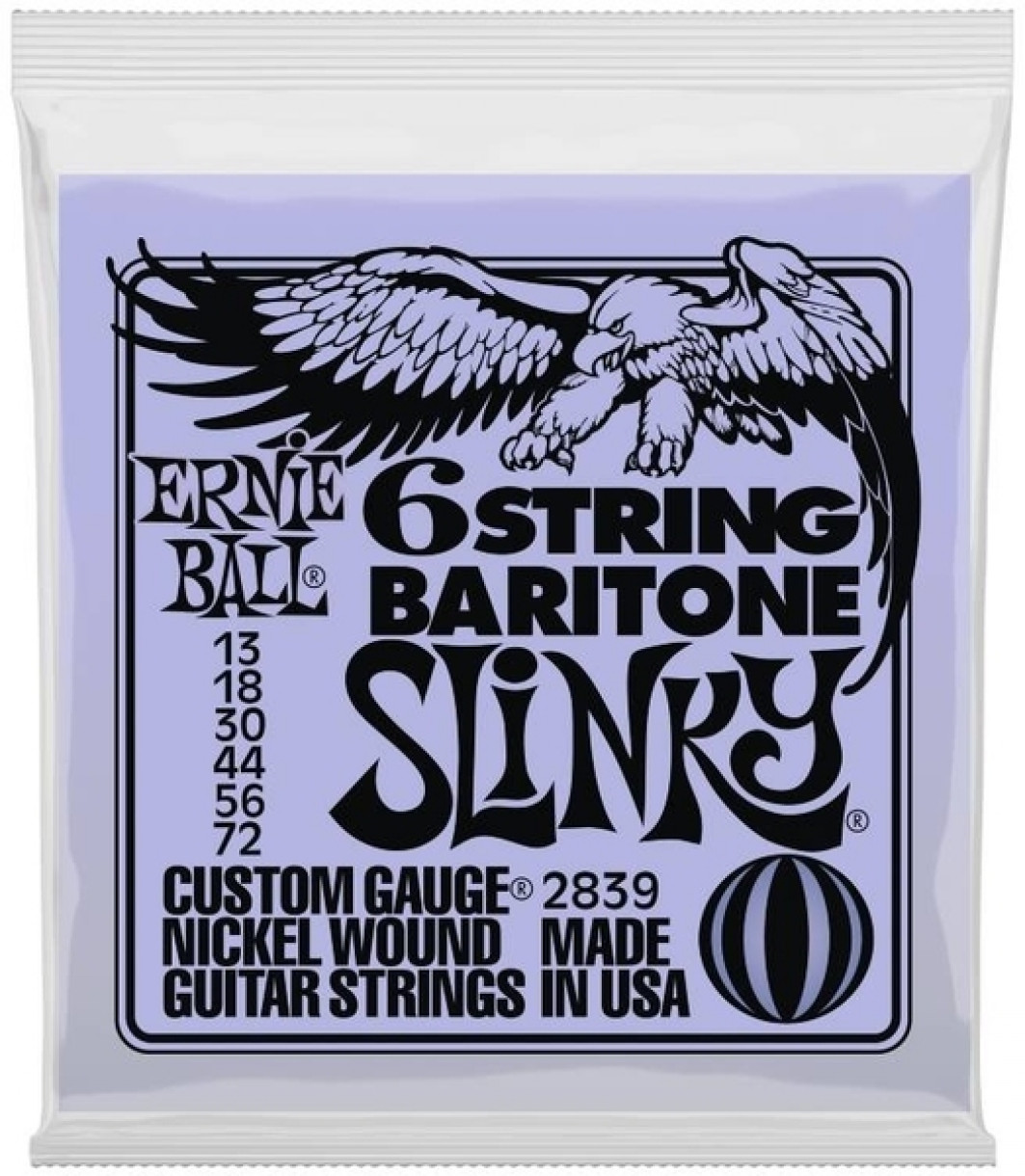Ernie Ball 2839 Baritone Slinky Nickel baritonikitaran kielisarja 