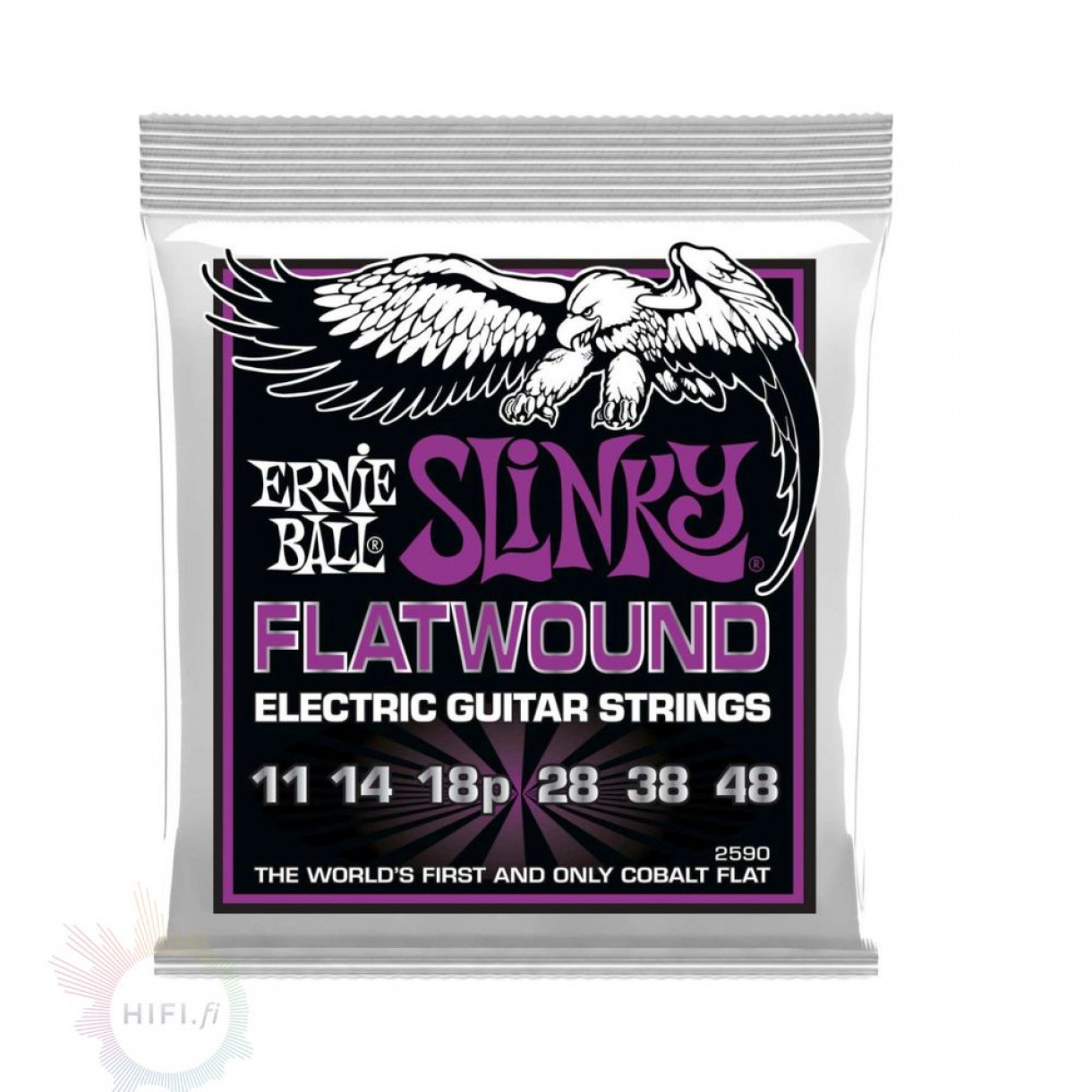 Ernie Ball 2590 Flatwound Power Slinky sähkökitaran kielisetti