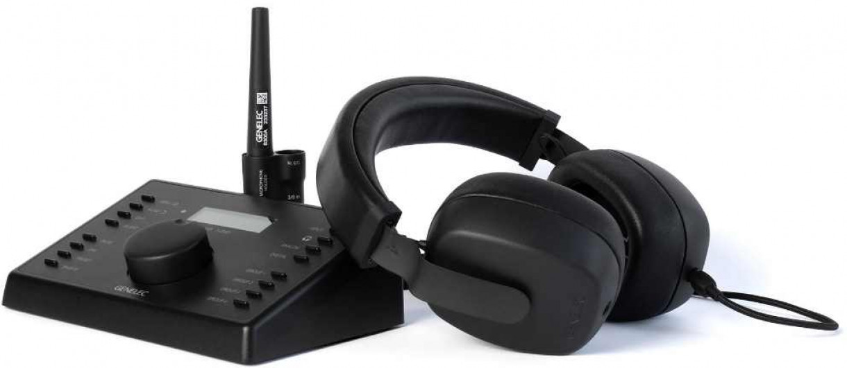Genelec Unio PRM, Monitorointijärjestelmäpaketti: Genelec 9320A, 8550A referenssikuulokkeet ja mittamikrofoni Genelec Unio PRM, Monitorointijärjestelmäpaketti: Genelec 9320A, 8550A referenssikuulokkeet ja mittamikrofoni