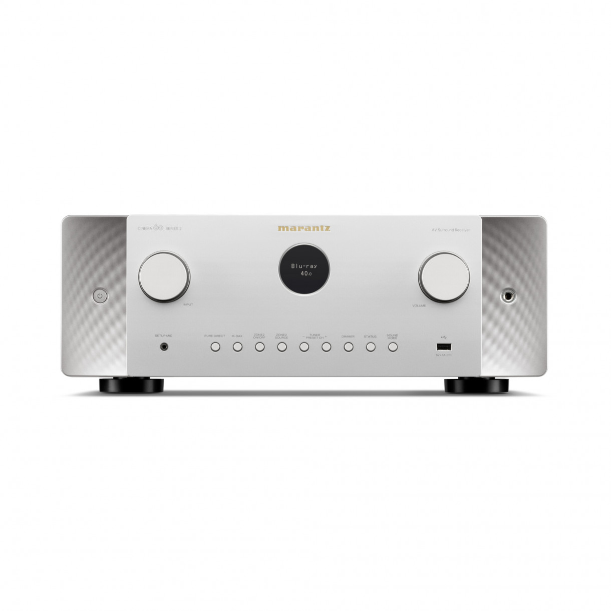 Marantz Cinema 60 DAB Series 2 AV-viritinvahvistin, hopeakulta