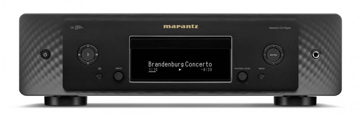 Marantz CD 50n CD-soitin ja striimeri, musta Marantz CD 50n CD-soitin ja striimeri, musta