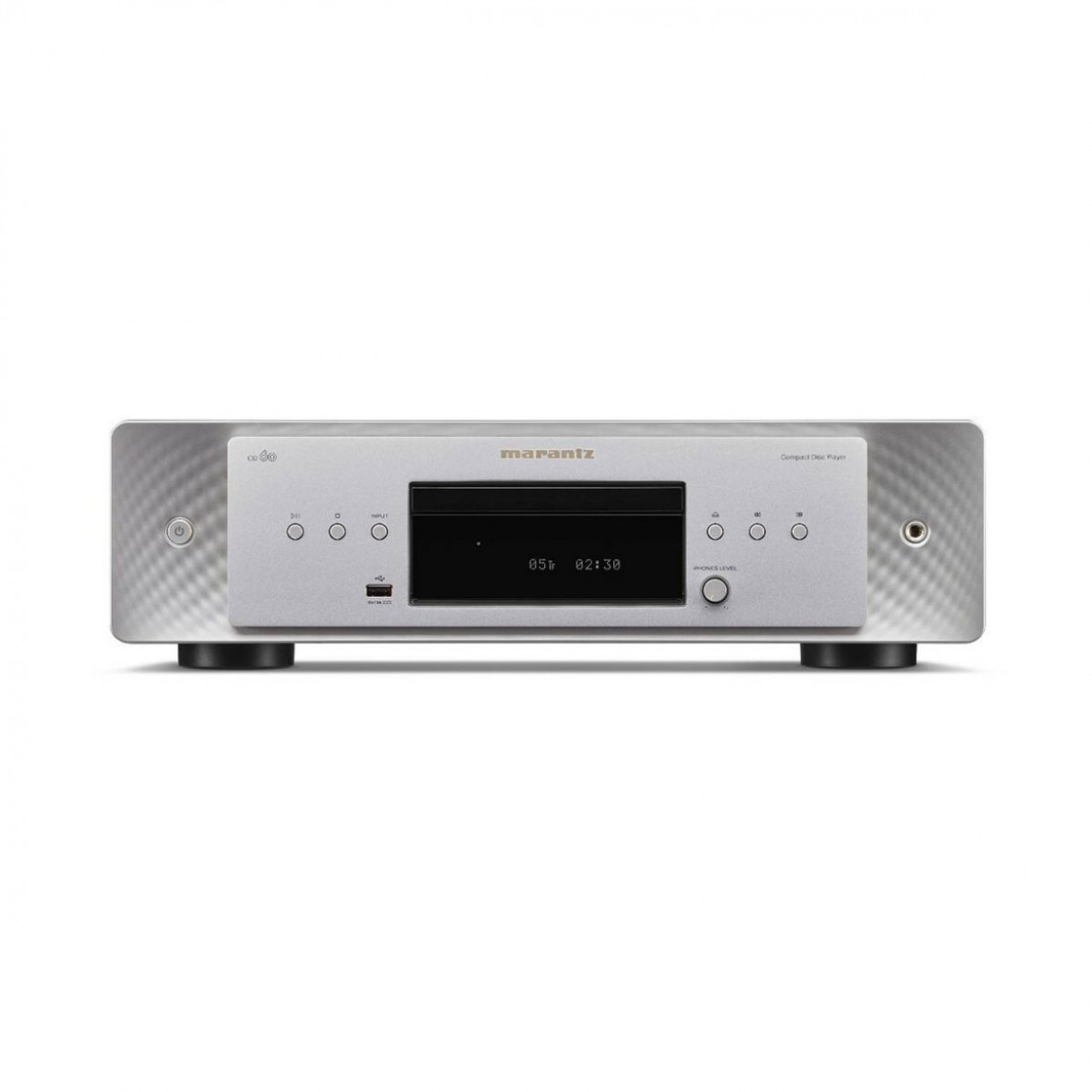 Marantz CD60 CD-soitin, hopea-kulta Marantz CD60 CD-soitin, hopea-kulta