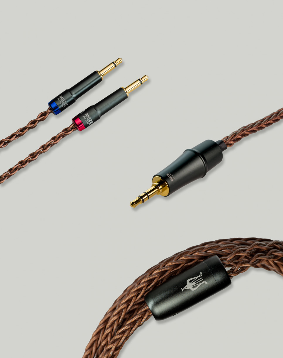 Premium mono 3,5 mm - 3,5 mm stereoplugi PCUHD kuulokekaapeli, kupari Premium mono 3,5 mm - 3,5 mm stereoplugi PCUHD kuulokekaapeli, kupari