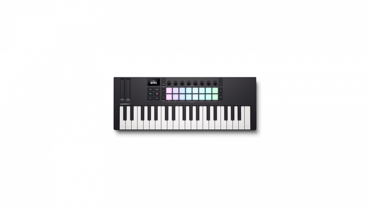 Novation Launchkey Mini 37 MK4 midi-koskettimisto Novation Launchkey Mini 37 MK4 midi-koskettimisto