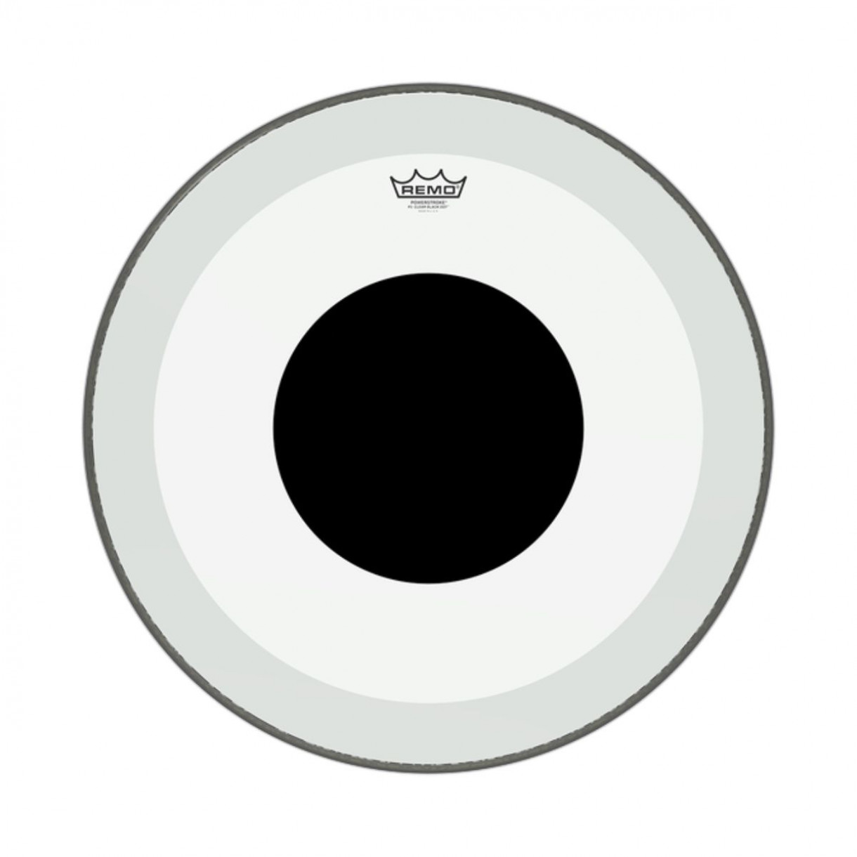 Remo Powerstroke 3 Clear Black Dot 18" rumpukalvo Remo Powerstroke 3 Clear Black Dot 18" rumpukalvo