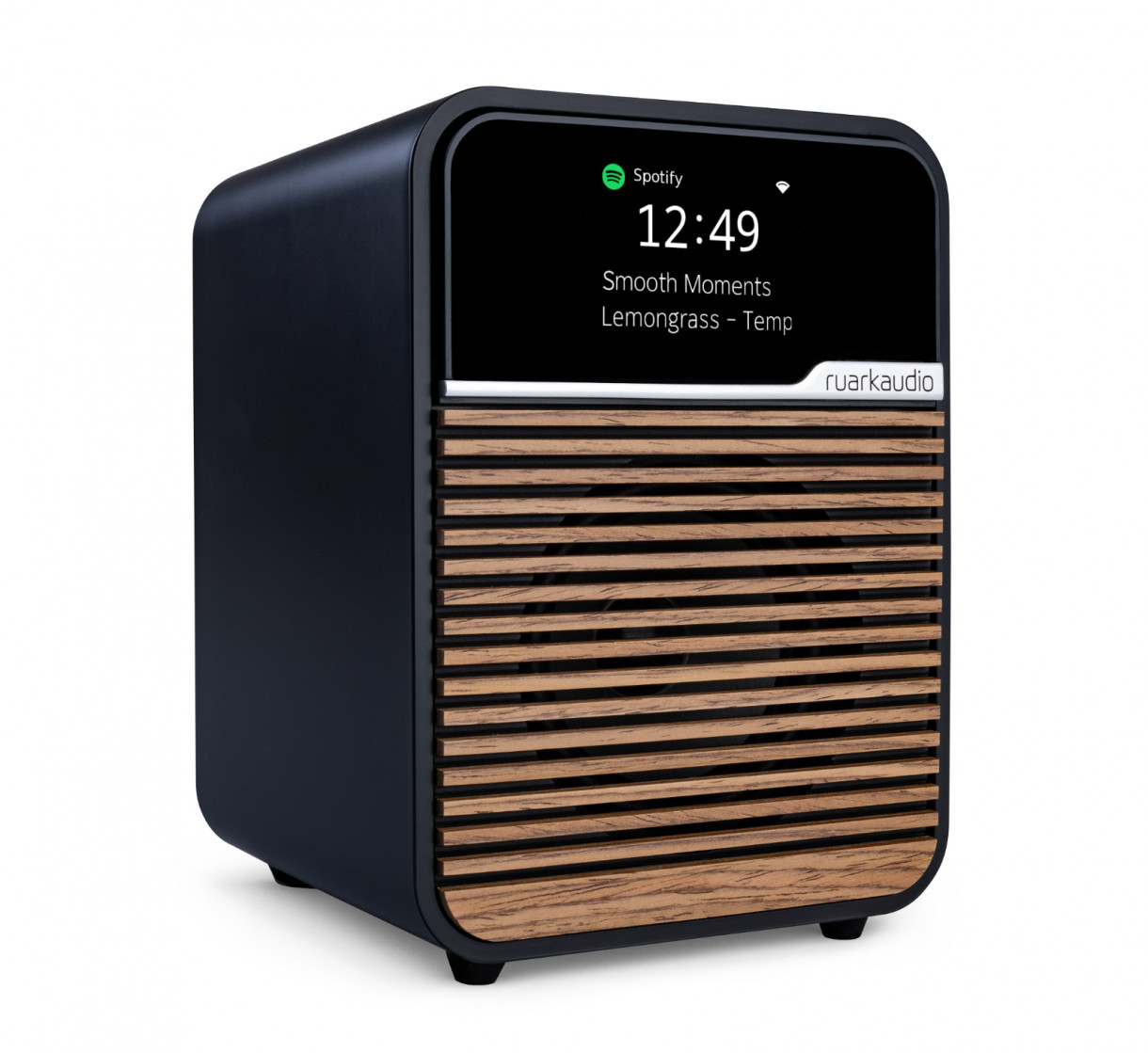 Ruark Audio R1S pöytäradio, hiilenmusta