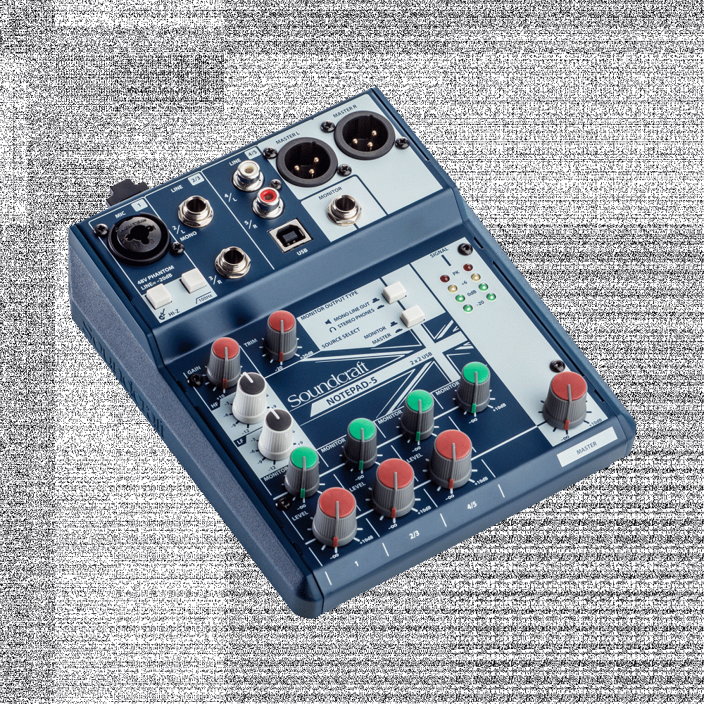Soundcraft Notepad-5 mikseri Soundcraft Notepad-5 mikseri