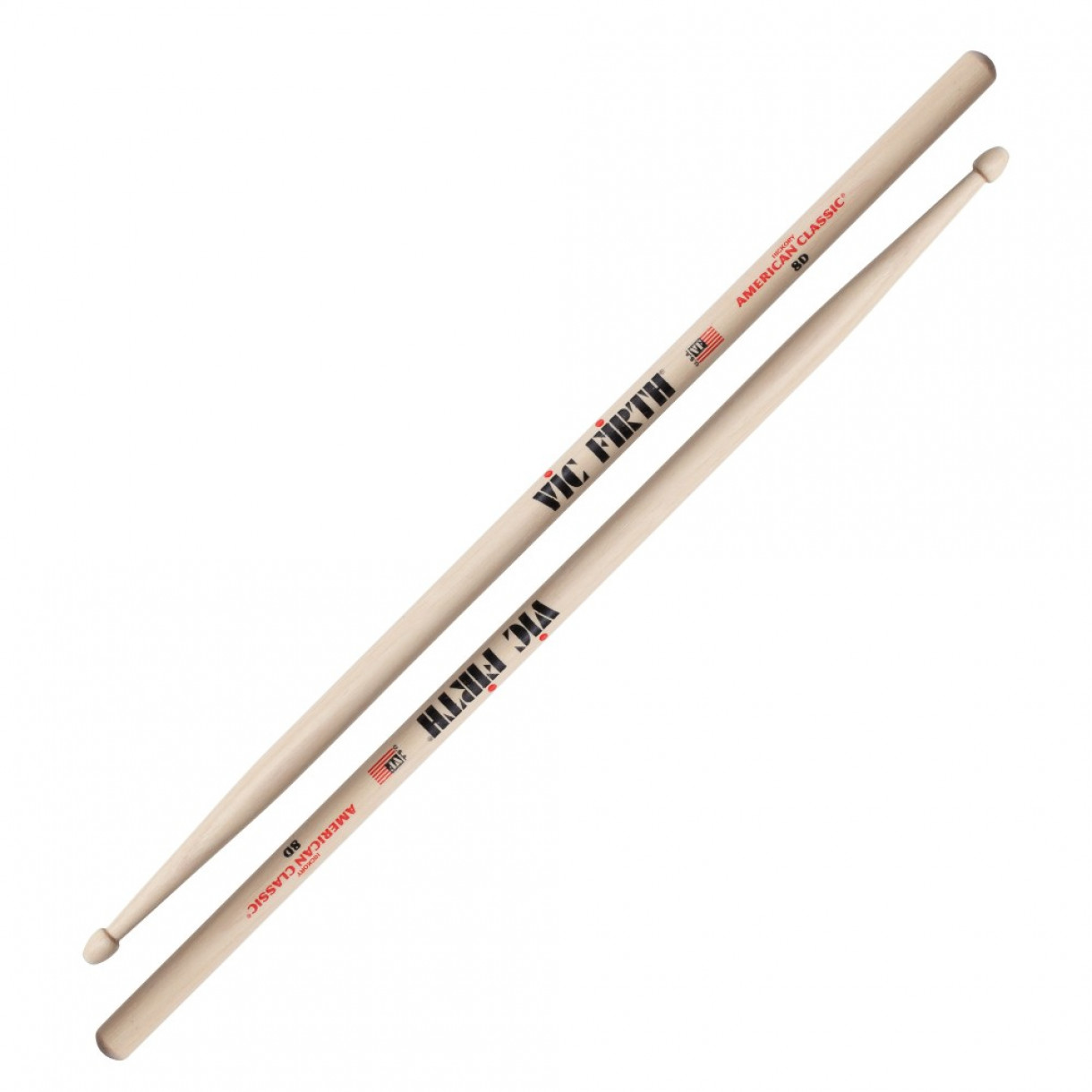 Vic Firth American Classic 8D Wood Tip rumpukapulat